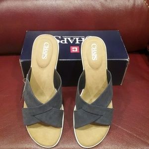Chaps Shoes - NWT Chaps Navy Faux Suede 10 Sandals Final Price Chaps Shoes - NWT Chaps Navy Faux Suede 10 Sandals Final Price